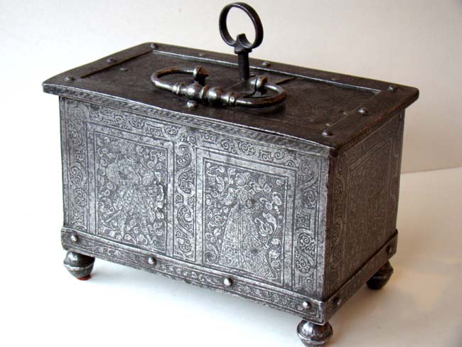A 16th century Nuremberg Iron Jewel box circa 1550
